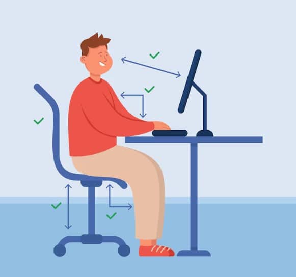 Ergonomía en el espacio de trabajo